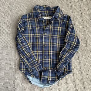 Hope & Henry Plaid Button Down ~ XS